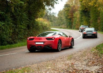 Road trip voiture de sport Paris